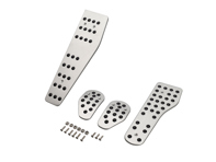 Pedals alloy and footrest kit, RHD. Porsche 986 / 987 / 987C / 996 / 997 DesignTek